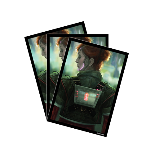 Протекторы FFG Android: Netrunner Art Sleeves: Deep Red