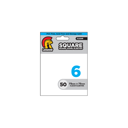 Протекторы Legion Supplies - Board Game Sleeve 6 - Square (73mm x 73mm)