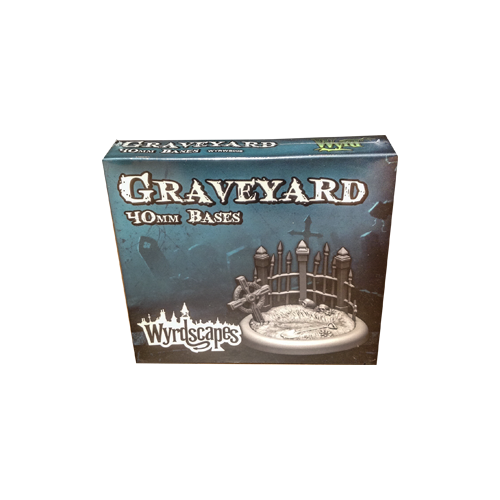 Дополнение к настольной игре Malifaux Second Edition - Wyrdscapes Graveyard 40mm Bases (2)