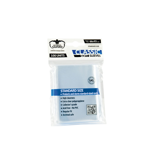 Протекторы Ultimate Guard Classic Soft Sleeves (100)