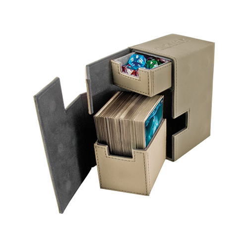 Декбокс Ultimate Guard Flip'n'Tray XenoSkin™ Deck Case 80+ Sand