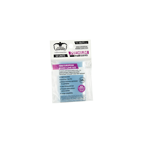 Протекторы Ultimate Guard Premium Sleeves BG Mini European (50)