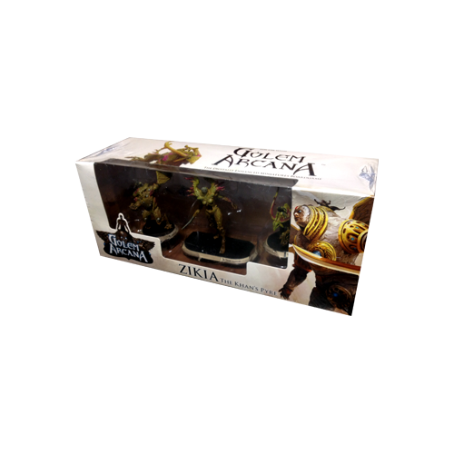 Дополнение к настольной игре Golem Arcana - Zikia the Khans Pyre Golem Set