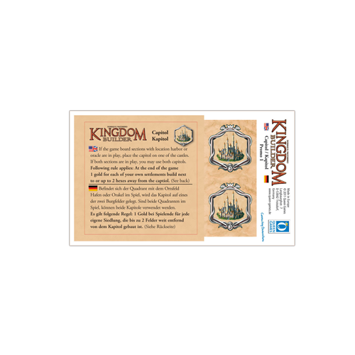 Дополнение к настольной игре Kingdom Builder: Capitol Promo