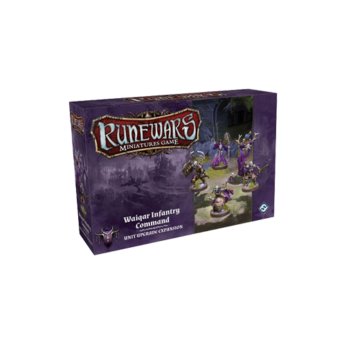 Дополнение к настольной игре Runewars Miniatures Game: Waiqar Infantry Command – Unit Upgrade Expansion