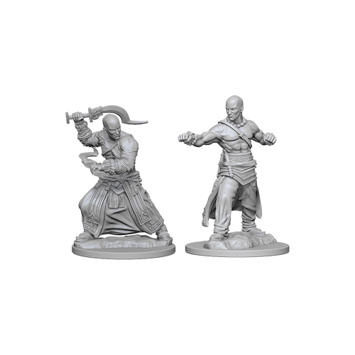 Набор Миниатюр Pathfinder Deep Cuts Unpainted Miniatures - Human Male Monk