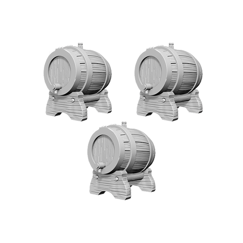 Набор Миниатюр Pathfinder Deep Cuts Unpainted Miniatures - Keg Barrels
