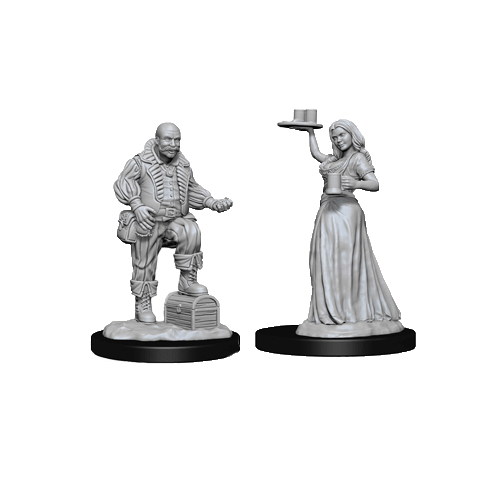 Набор Миниатюр Pathfinder Deep Cuts Unpainted Miniatures - Merchants