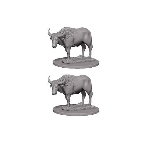 Набор Миниатюр Pathfinder Deep Cuts Unpainted Miniatures - Oxen